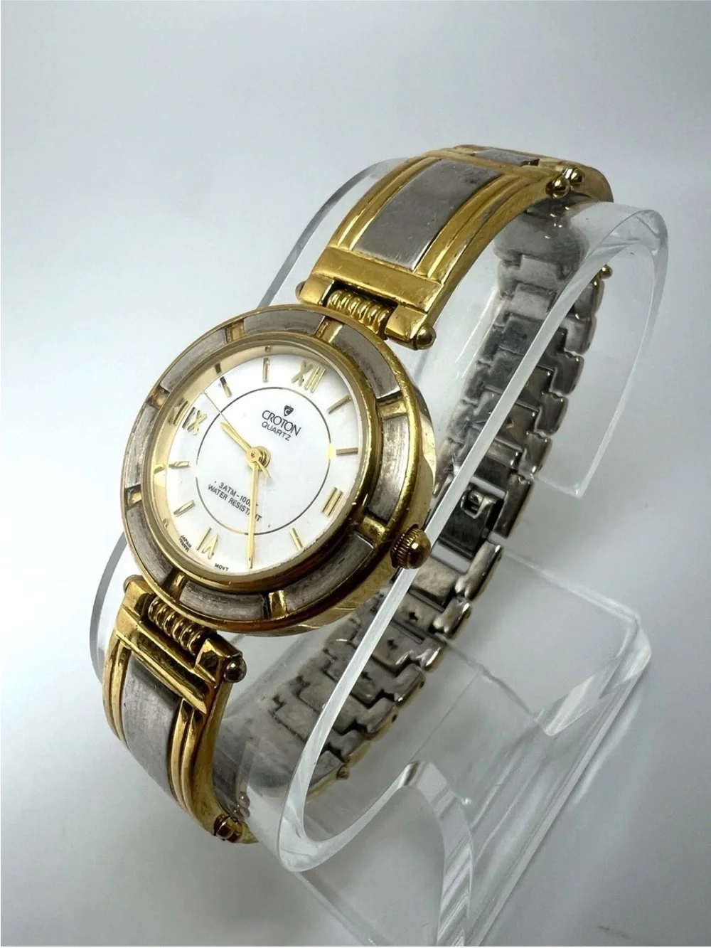 Croton Gold and Silver Two-Tone Ladies Quartz Watch